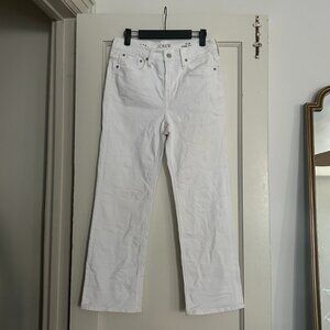 J.Crew White Slim Bootcut Jeans - Size 26 Petite